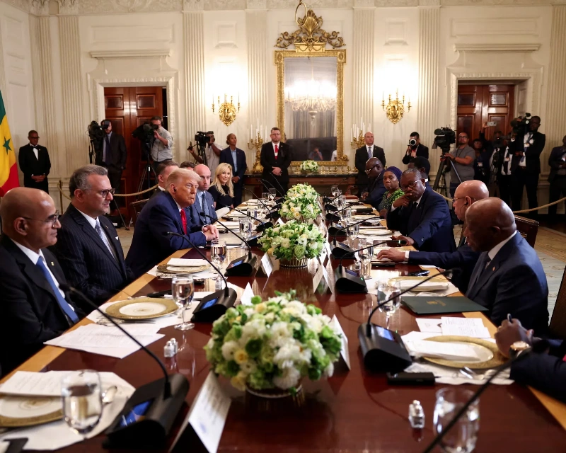 Trump Commends Liberian Leader's English—In Country Where English Is Already Official Language Trump Commends Liberian Leader's English—In Country Where English Is Already Official Language